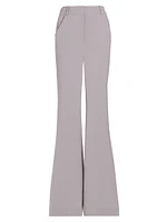 Crepe Flared Trousers