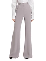 Crepe Flared Trousers