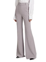 Crepe Flared Trousers