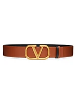 Reversible VLogo Signature Belt Glossy Calfskin 40 MM