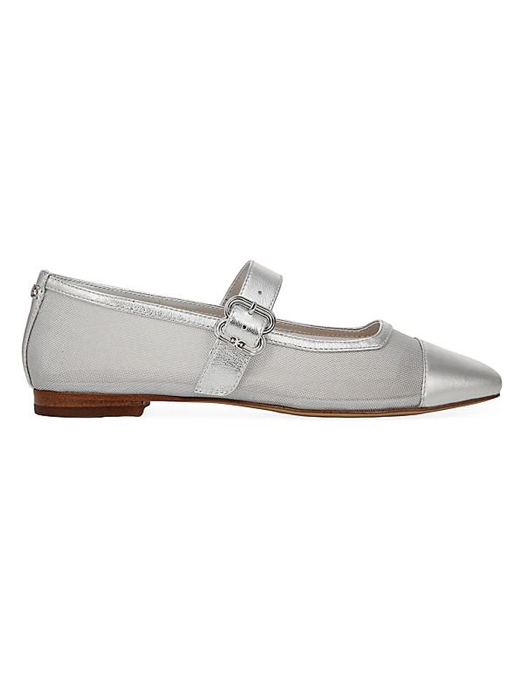 Miranda Leather Mary Jane Flats
