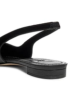 Tuxaflat Leather Slingback Flats