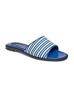 Safinanu Striped Leather Sandals