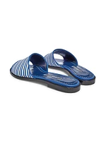 Safinanu Striped Leather Sandals