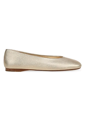 Leah Leather Ballet Flats