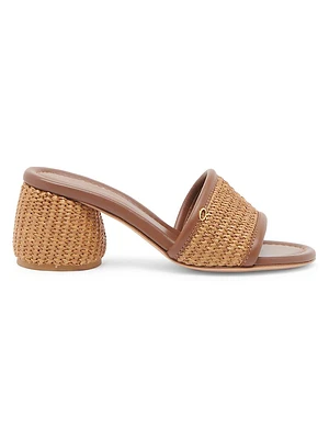 Marbella 60MM Raffia Sandals