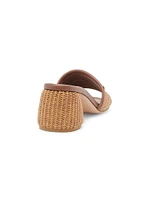 Marbella 60MM Raffia Sandals