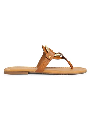 Hana Leather Flip-Flops