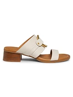 Hana 40MM Leather Sandals