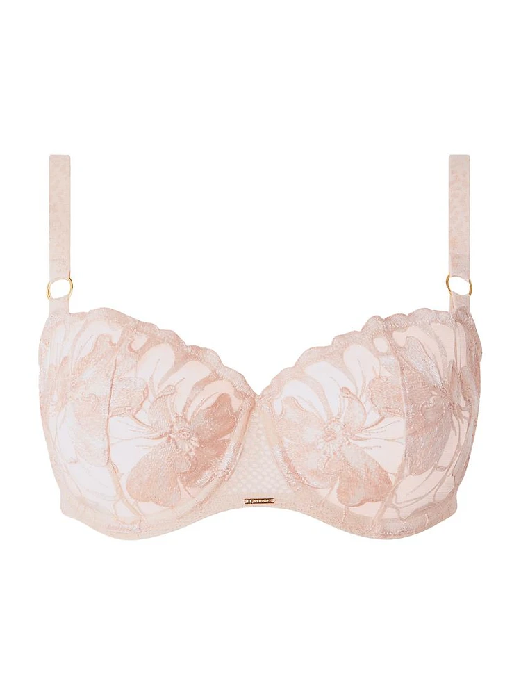 Fleurs Lace Unlined Demi Bra