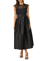 Cline Lace Bodice Midi-Dress