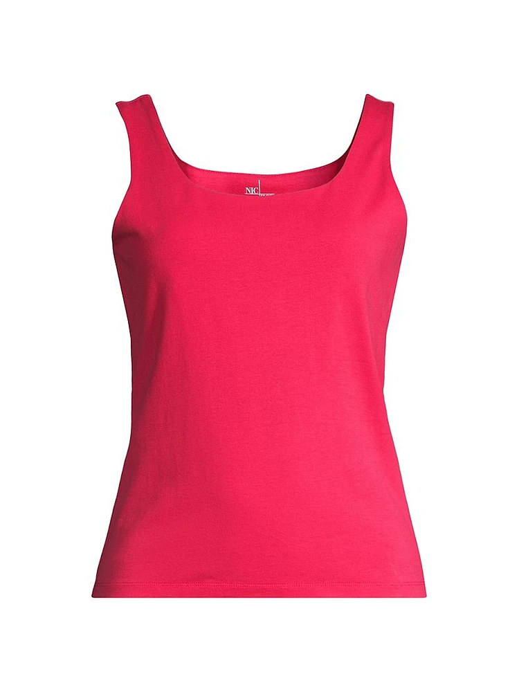 Petite Perfect Stretch Cotton Tank