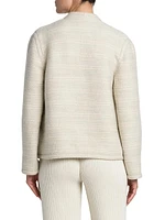 Kiso Cashmere-Blend Open-Front Jacket