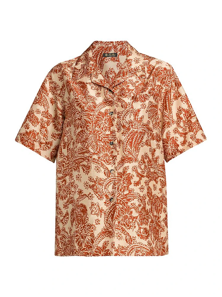 Isoble Floral Silk Shirt