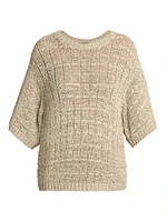 Mc Shikotsu Silk Open-Knit Sweater