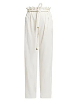 Tristin Linen Paperbag Pants