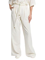 Tristin Linen Paperbag Pants