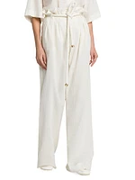 Tristin Linen Paperbag Pants