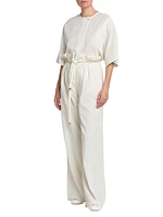 Tristin Linen Paperbag Pants