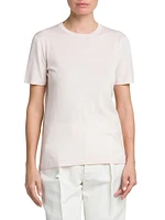 Mc Angera Cotton Short-Sleeve Sweater