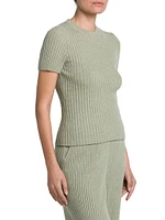 Lago Sirio Cashmere Short-Sleeve Sweater