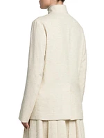 Iconic Wool-Blend Single-Breasted Jacket