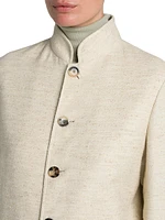 Iconic Wool-Blend Single-Breasted Jacket