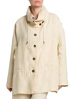 Dominick Linen Parka Jacket