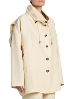 Dominick Linen Parka Jacket