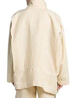 Dominick Linen Parka Jacket