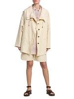 Dominick Linen Parka Jacket