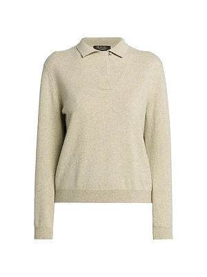 Arona Cashmere Polo Sweater