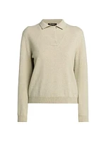 Arona Cashmere Polo Sweater