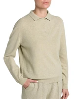 Arona Cashmere Polo Sweater