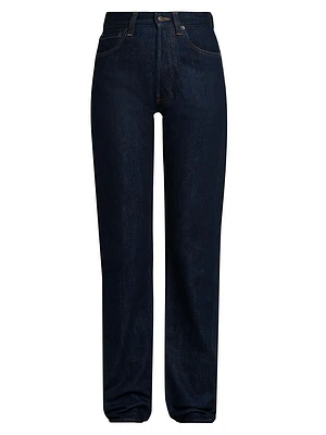 Sade Denim Straight-Leg Pants