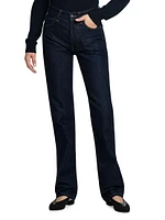 Sade Denim Straight-Leg Pants