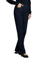 Sade Denim Straight-Leg Pants