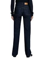 Sade Denim Straight-Leg Pants