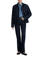 Sade Denim Straight-Leg Pants