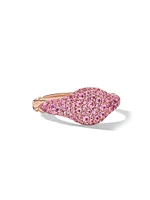 Petite Pavé Pinky Ring 18K Rose Gold