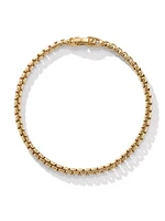 Box Chain Bracelet 18K Yellow Gold 3.4mm