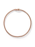 Box Chain Bracelet 18K Rose Gold