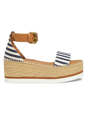 Glyn 55MM Espadrille Wedge Sandals