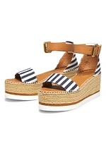 Glyn 55MM Espadrille Wedge Sandals