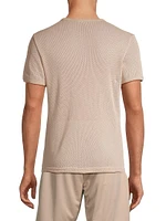 Mesh Cotton-Blend T-Shirt