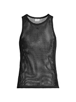 Cotton Fishnet Tank Top