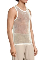 Cotton Fishnet Tank Top