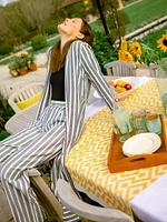 Annalise Stripe Maxi Shirtdress