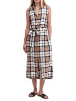 Caroline Check Midi Shirtdress