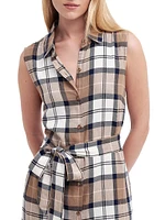 Caroline Check Midi Shirtdress